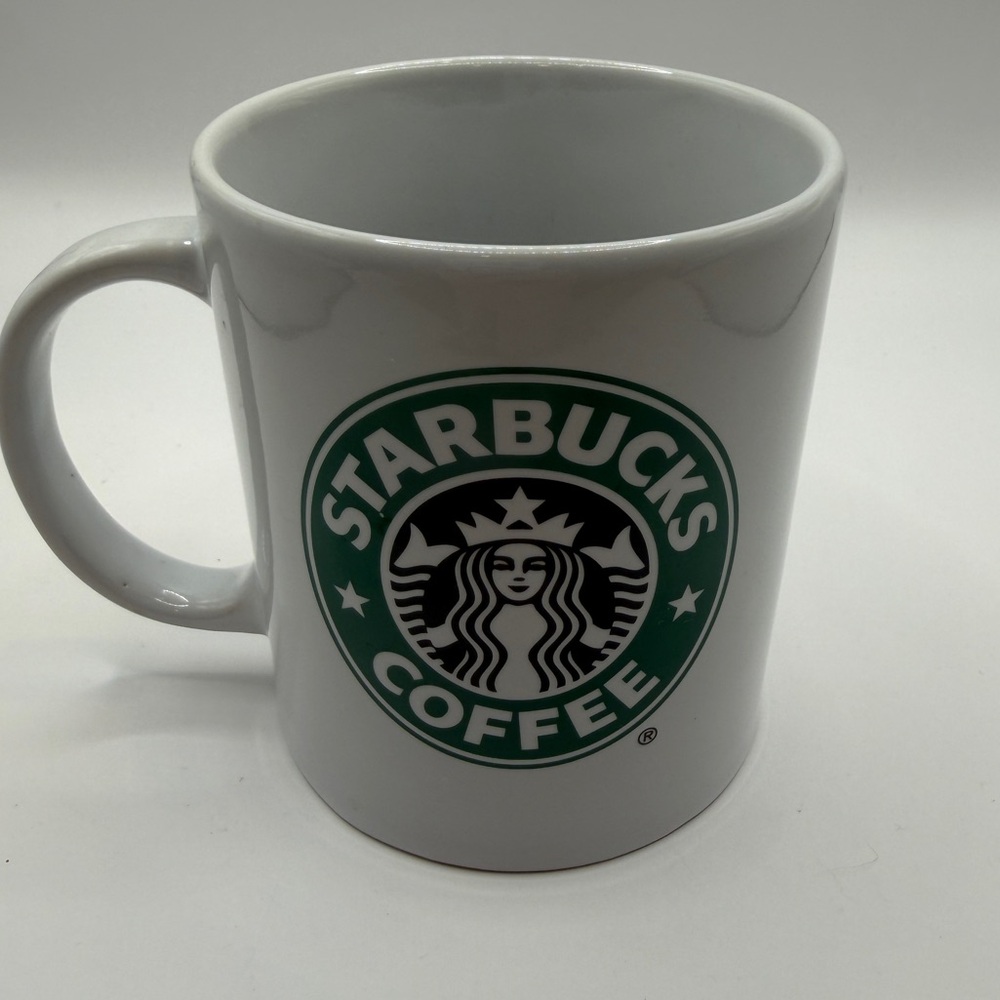 Starbucks White Coffee Mug 2008